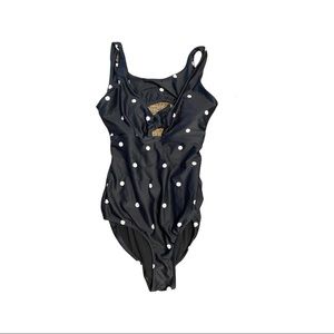 Albion fit polka dot one price swim suit